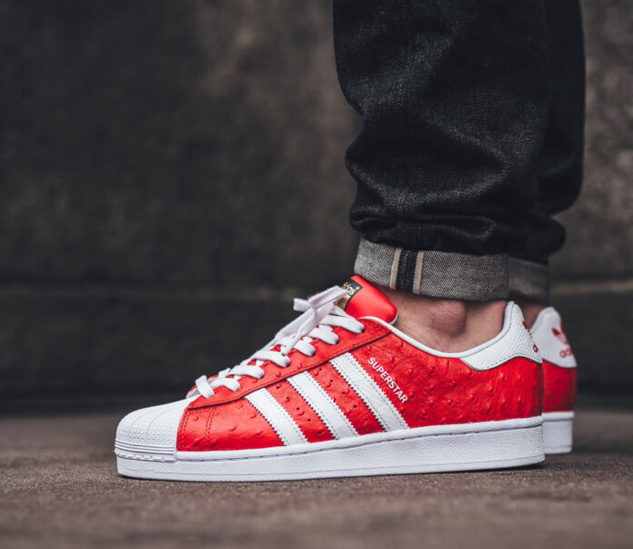 ADIDAS SUPERSTAR ANIMAL-RED