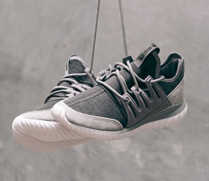 ADIDAS TUBULAR RADIAL-GREY FLEECE