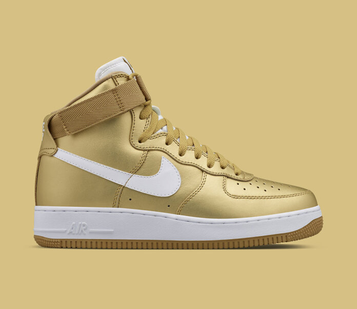 Nike Air Force 1 High-Metallic Gold