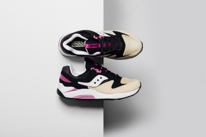 Saucony Grid 9000 - Black / Cream