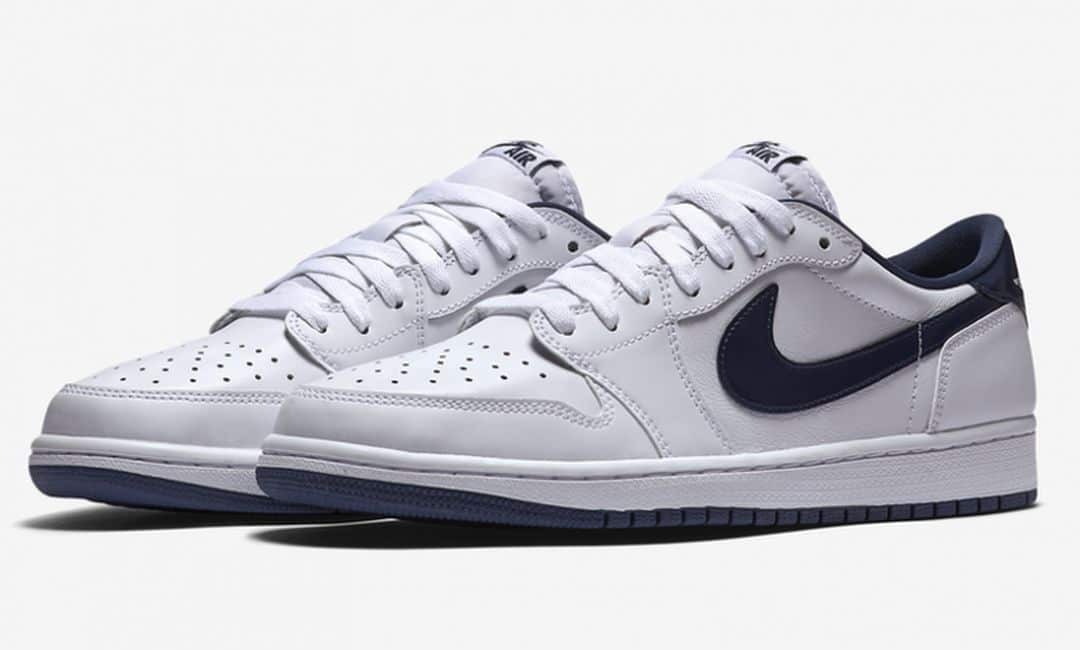 Air Jordan 1 Low OG-White-Midnight Navy-3