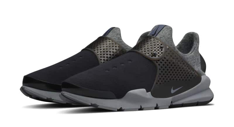 NIKE SOCK DART TECH FLEECE–BLACK-BLACK-COOL GREY-3