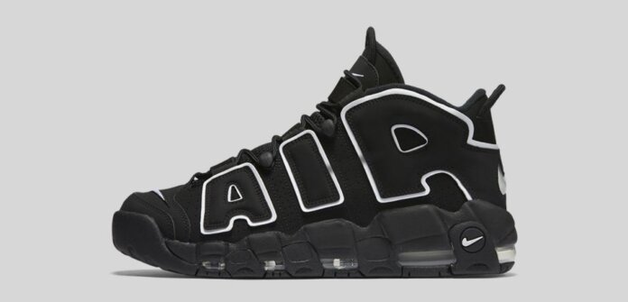 NIKE AIR MORE UPTEMPO-BLACK-BLACK-WHITE