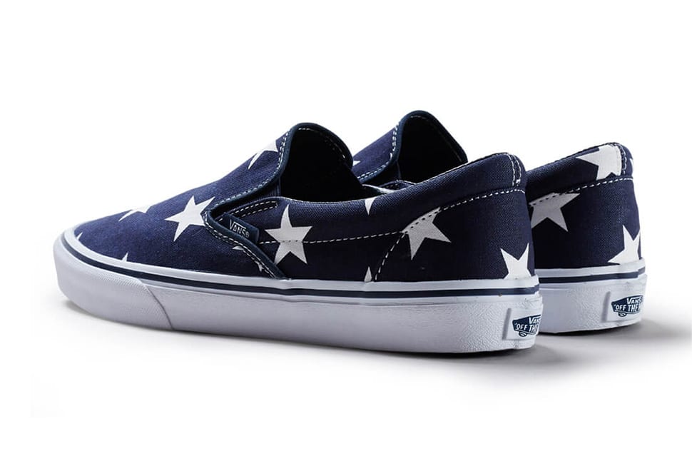 SOPHNET. x Vans Slip-On-Indigo Star Classic-2