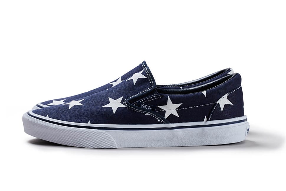SOPHNET. x Vans Slip-On-Indigo Star Classic-3