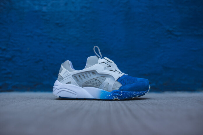 Ronnie Fieg x Colette x Puma Disc Blaze - Blue / Grey - White