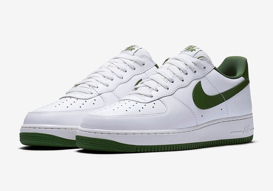 Nike Air Force 1 Low QS - Summit White : Forest GreenNike Air Force 1 Low QS-Summit White-Forest Green-3