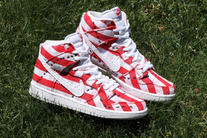 Nike SB Dunk High Premium „Picnic” - University Red / White - White