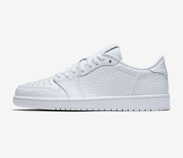 AIR JORDAN 1 LOW NOSWOOSH-WHITE