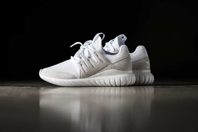 adidas Tubular Radial - White / Light Grey