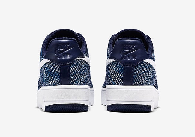 Nike Air Force 1 Flyknit-Navy-5