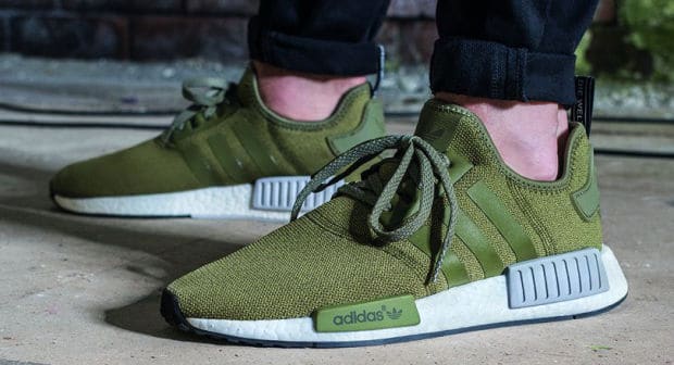 ADIDAS NMD R1-OLIVE-1