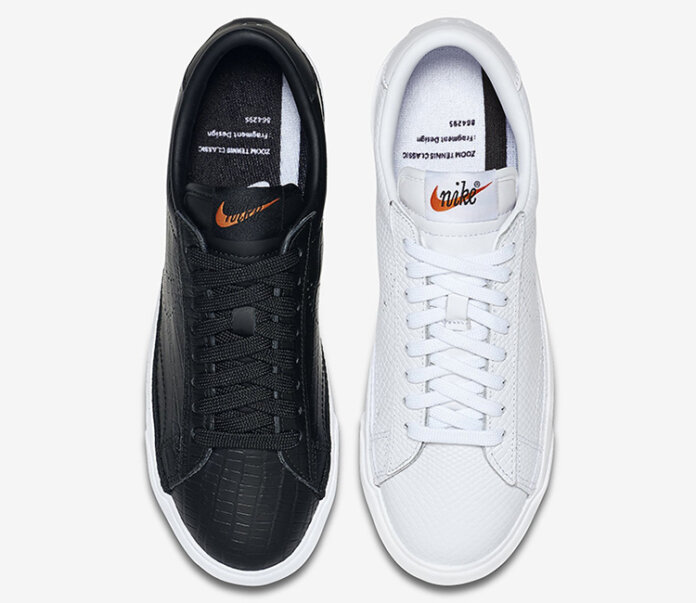FRAGMENT DESIGN X NIKE TENNIS CLASSIC-BLACK AND WHITE
