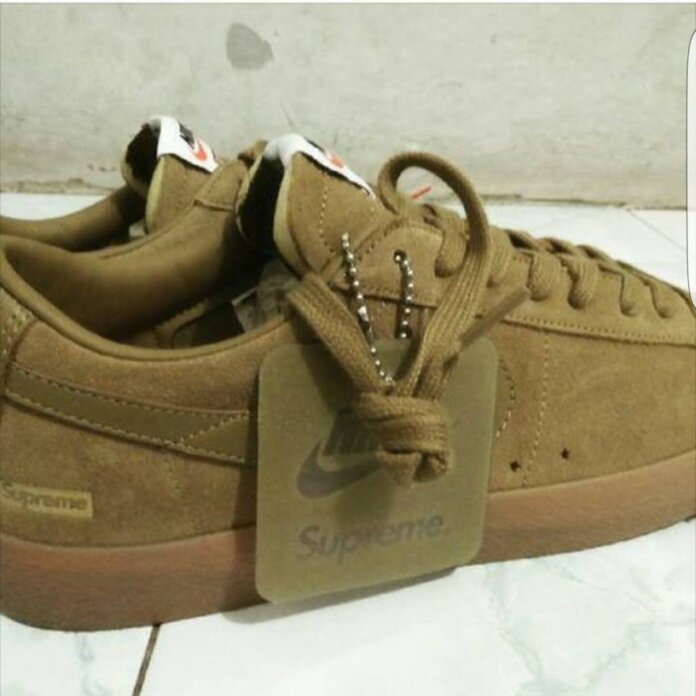 SUPREME X NIKE SB BLAZER LOW GT-GREEN (JESIEN 2016) ZAJAWKA