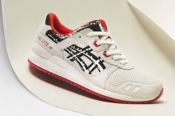 Titolo x ASICS Gel Lyte III „Albino Papercut”