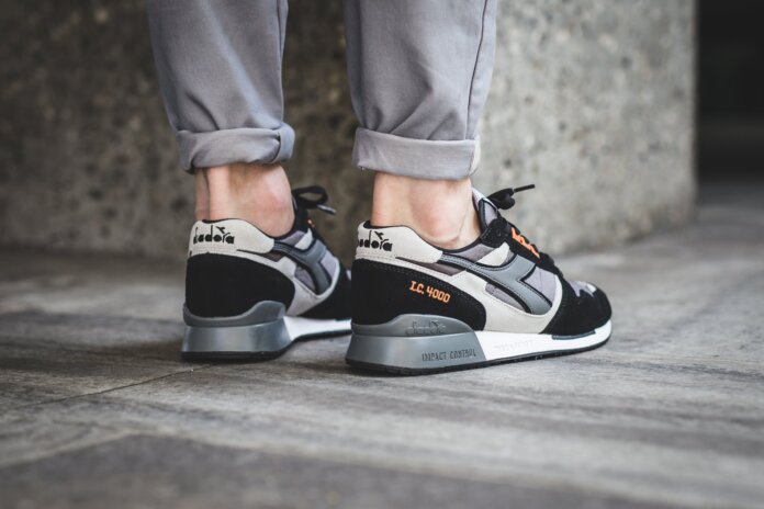 Diadora IC 4000 Nylon II - Steel Grey / Black