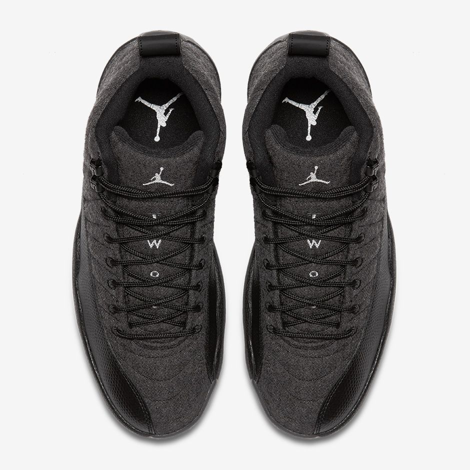 AIR JORDAN 12 WOOL-DARK GREY-BLACK-5