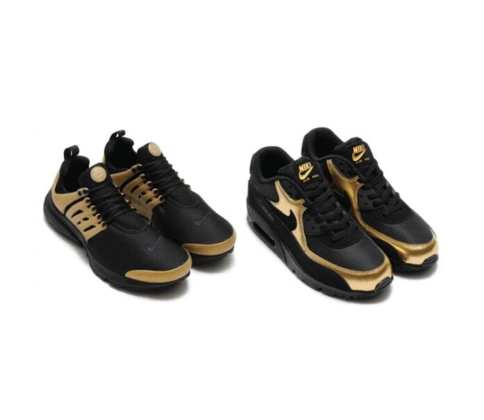 NIKE SPORTSWEAR-BLACK AND GOLD PACK