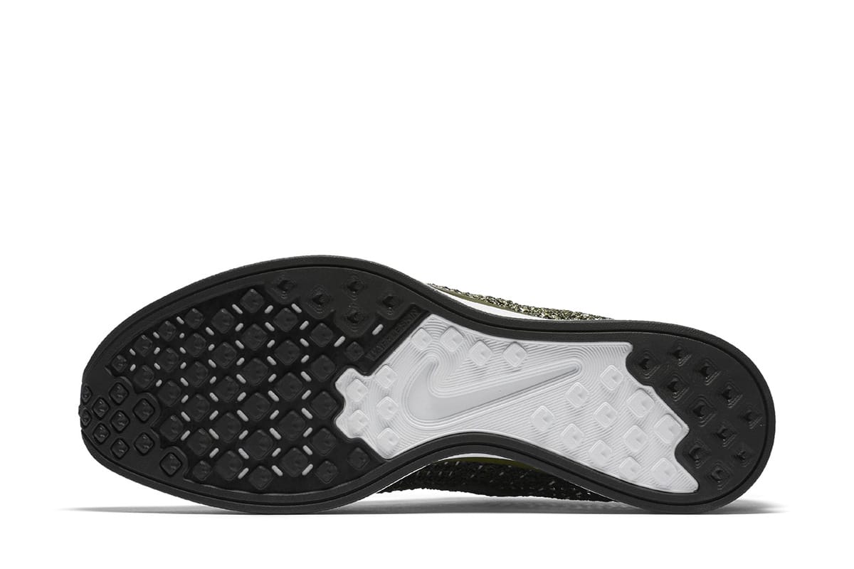 nike flyknit racer olive green