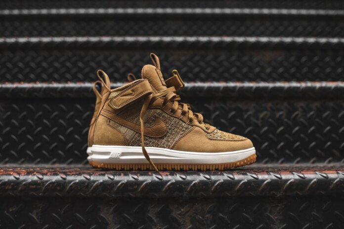 Nike Lunar Force 1 Flyknit Workboot Wheat