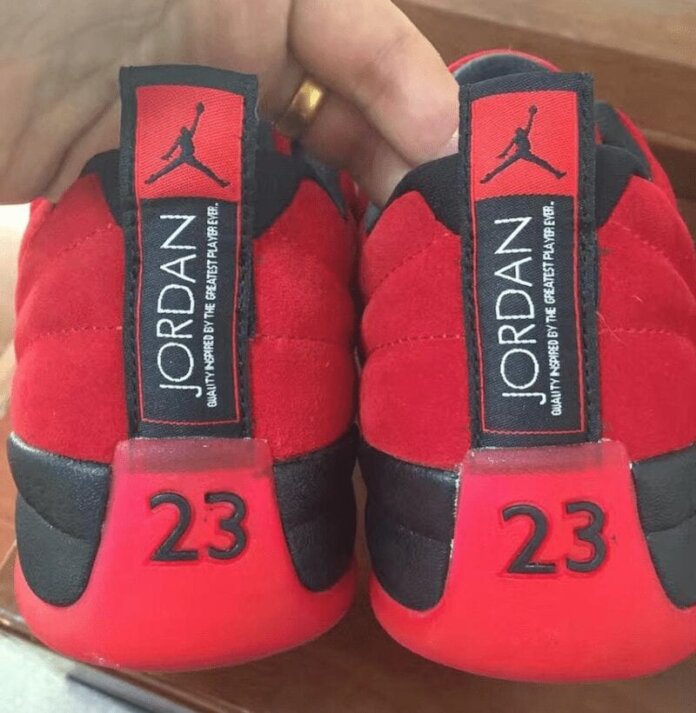 AIR JORDAN 12 LOW RED SUEDE (WIOSNA 2017) ZAJAWKA