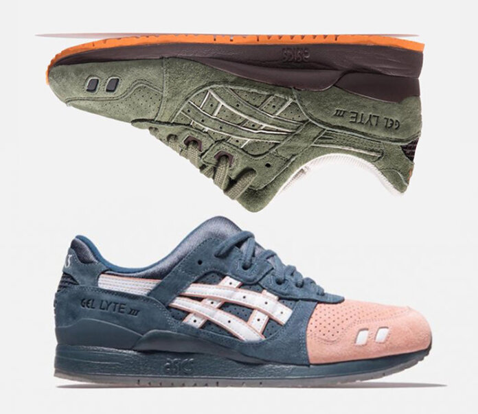 Ronnie Fieg x Asics Gel Lyte III Salmon Toe oraz Militia