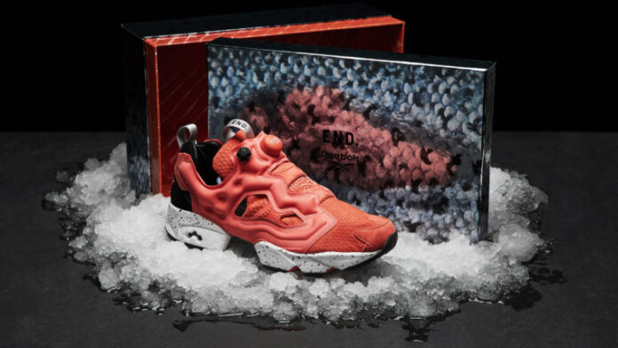 END x Reebok Instapump Fury Pink Salmon