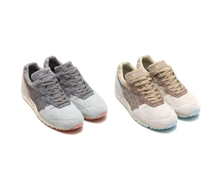 Asics Gel Sight Carbon Grey Pink oraz Tan Blue