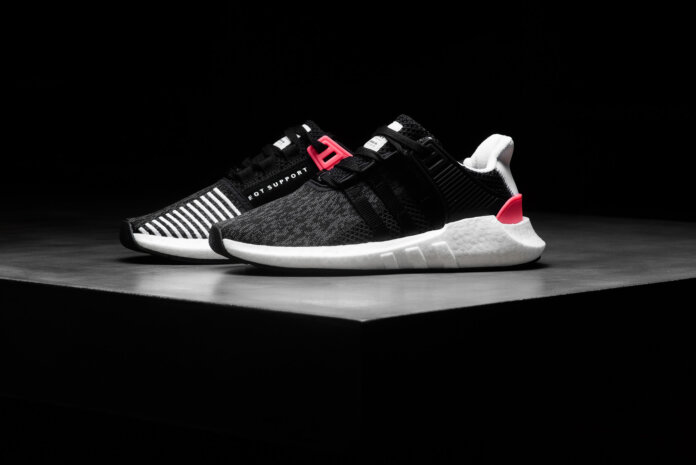 adidas EQT Support 93 17 Black Turbo Red