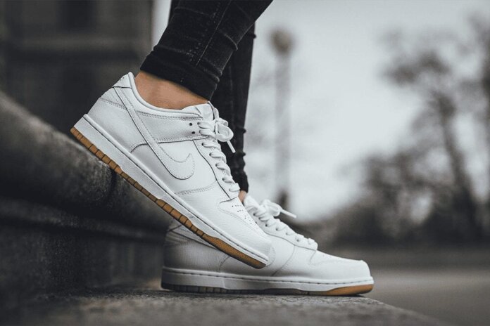 damskie Nike Dunk Low White White Pure Platinum