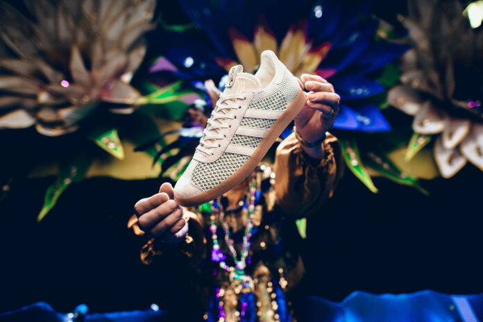 Sneaker Politics x adidas Consortium Gazelle PK - Multicolor / Gold
