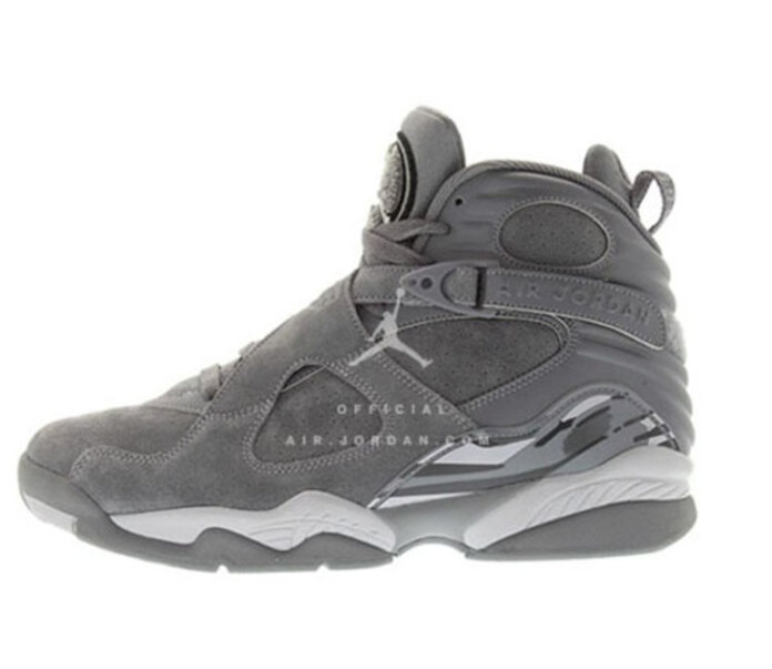 Air Jordan 8 Cool Grey Pierwsze zdjecia Air Jordan 8 Cool Grey Pierwsze zdjecia