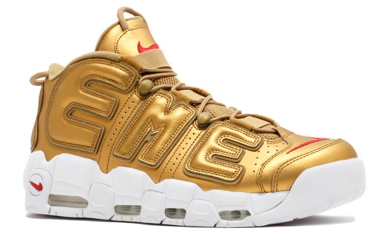 Supreme x Nike Air More Uptempo Gold-2
