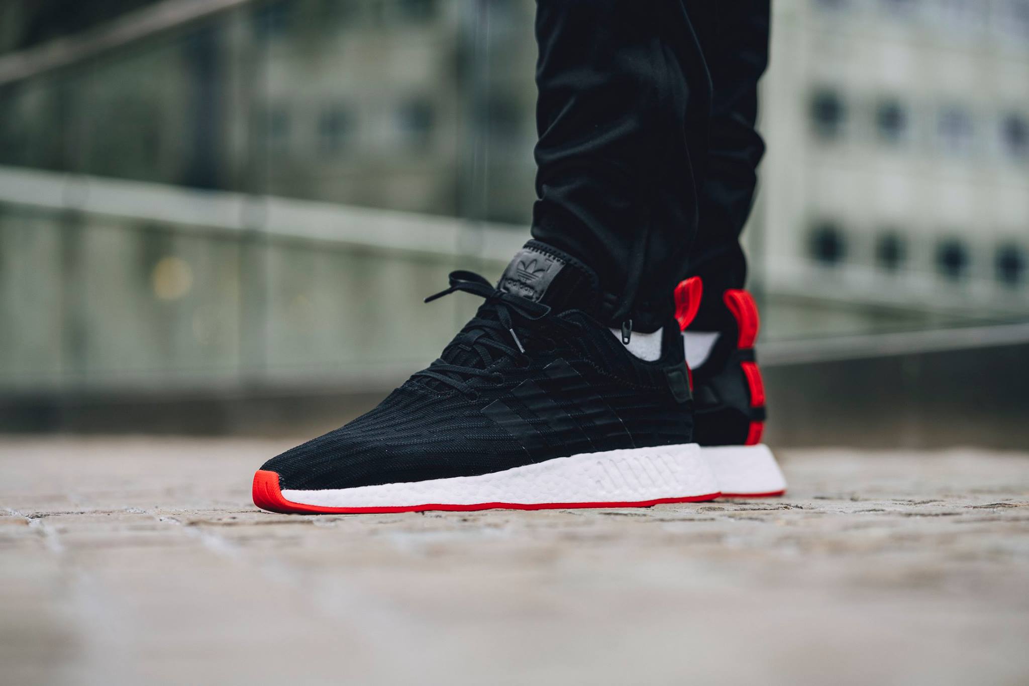 adidas NMD R2 PK Core Black Core Red