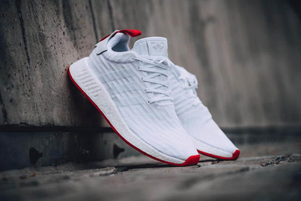 adidas NMD R2 PK Footwear White Core Red-2