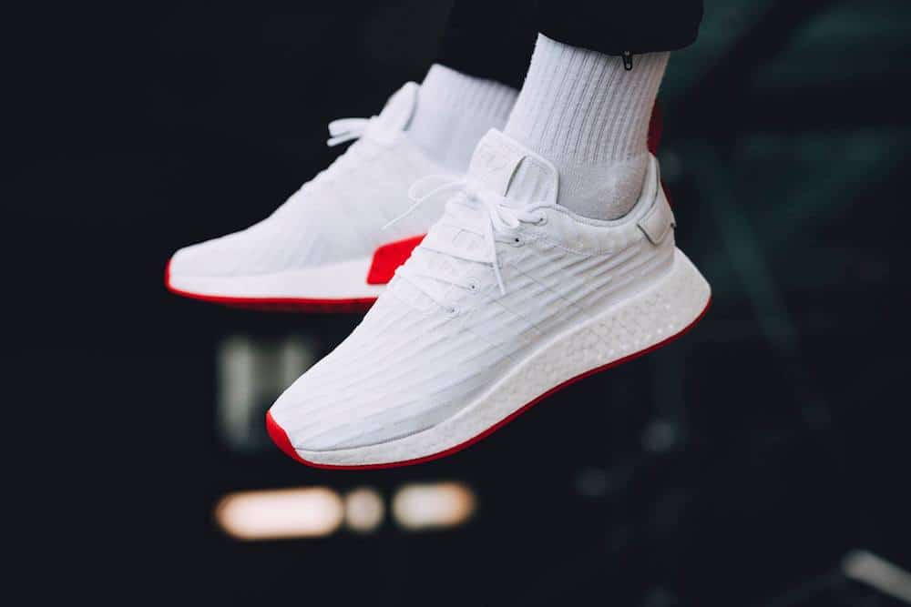 adidas NMD R2 PK Footwear White Core Red