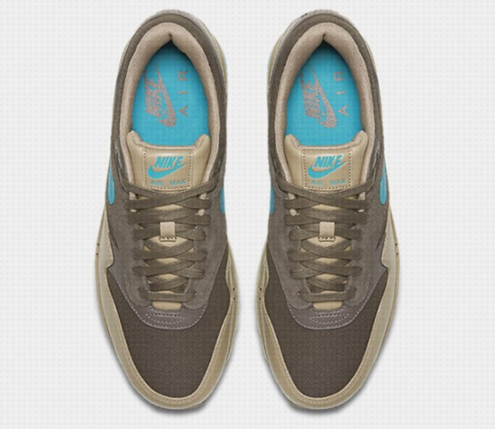 Nike Air Max 1 PRM Twill Aqua Zajawka Nike Air Max 1 PRM Twill Aqua Zajawka