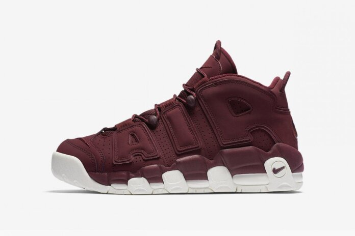 Nike Air More Uptempo Flax Night Maroon Nike Air More Uptempo Flax Night Maroon