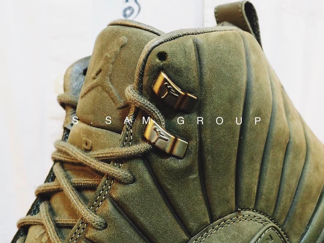 PSNY x Air Jordan 12 Olive Zajawka-3