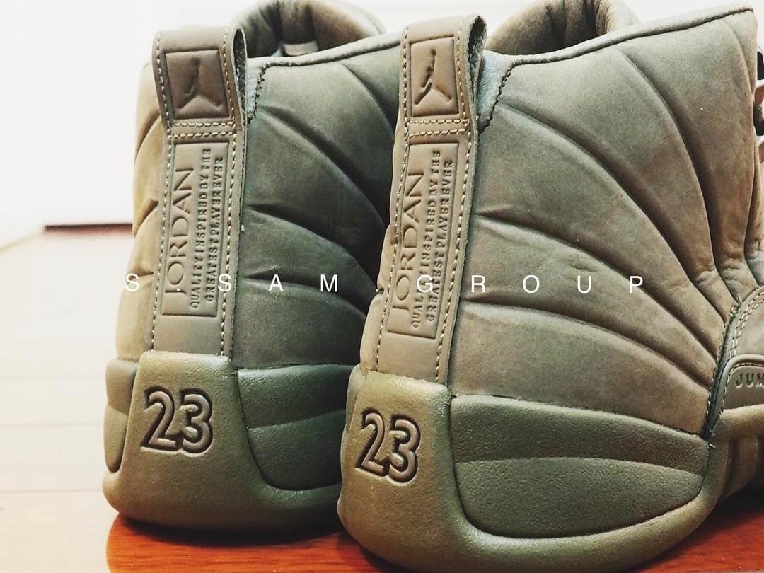 PSNY x Air Jordan 12 Olive Zajawka-4