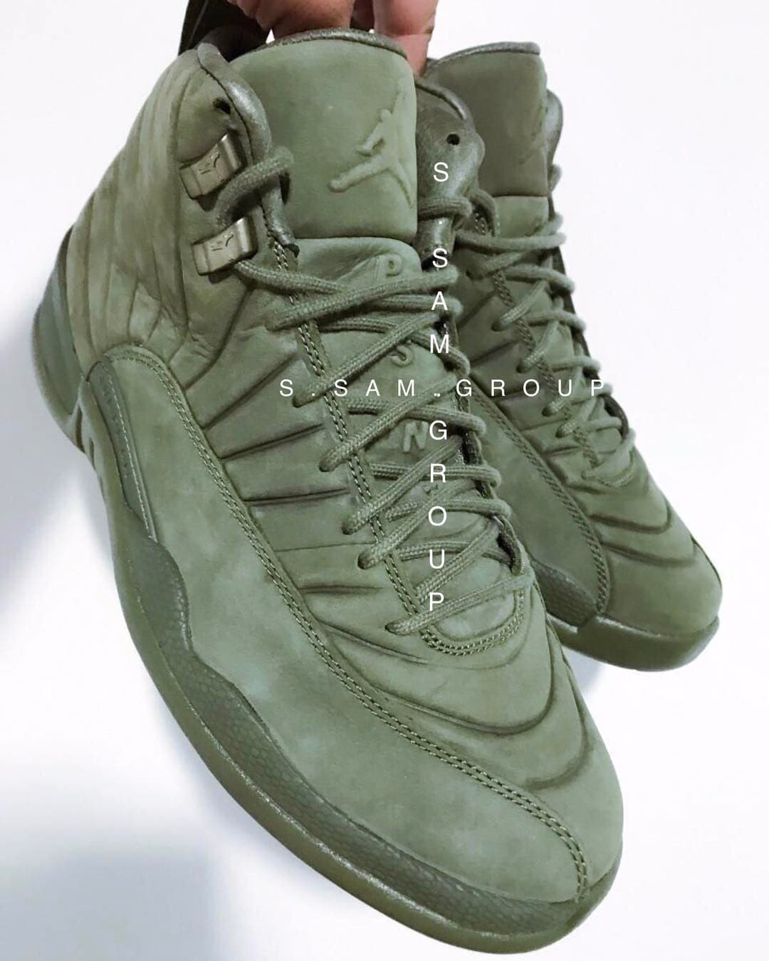 PSNY x Air Jordan 12 Olive Zajawka-5
