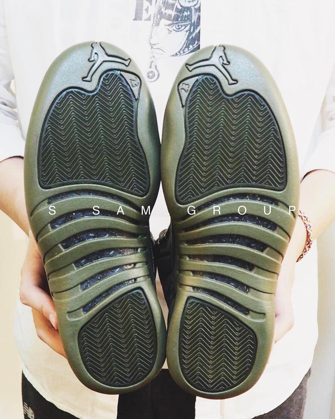 PSNY x Air Jordan 12 Olive Zajawka-6