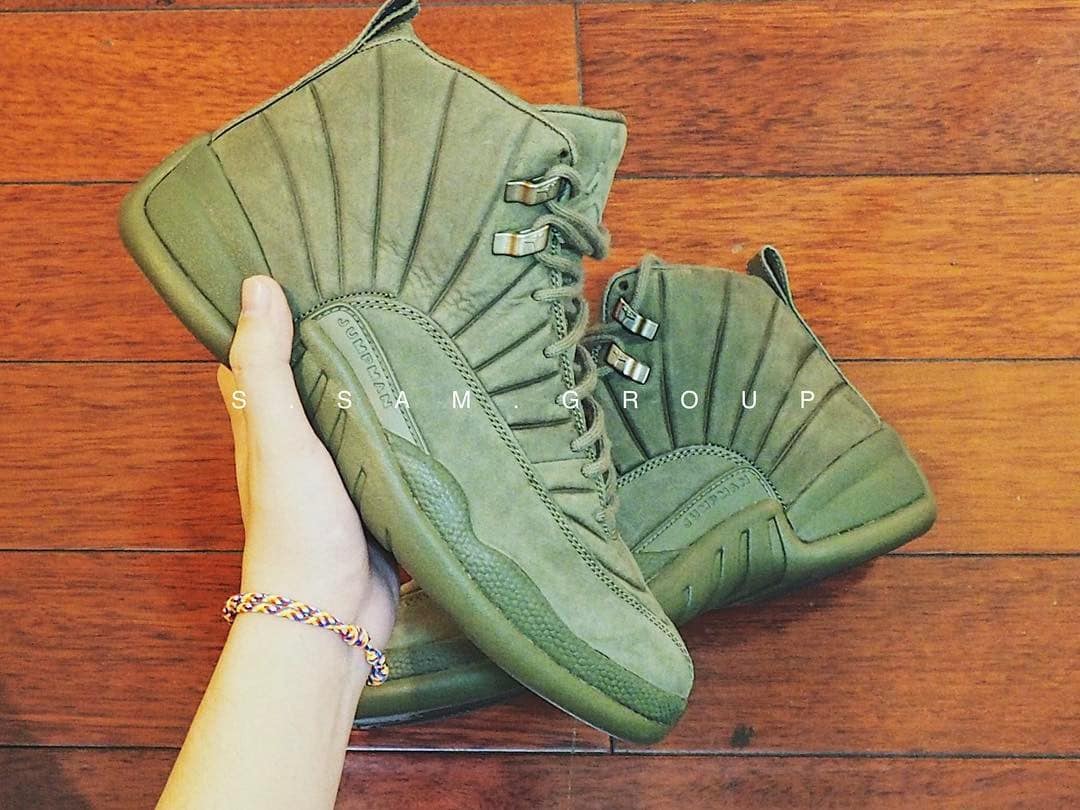 PSNY x Air Jordan 12 Olive Zajawka-8