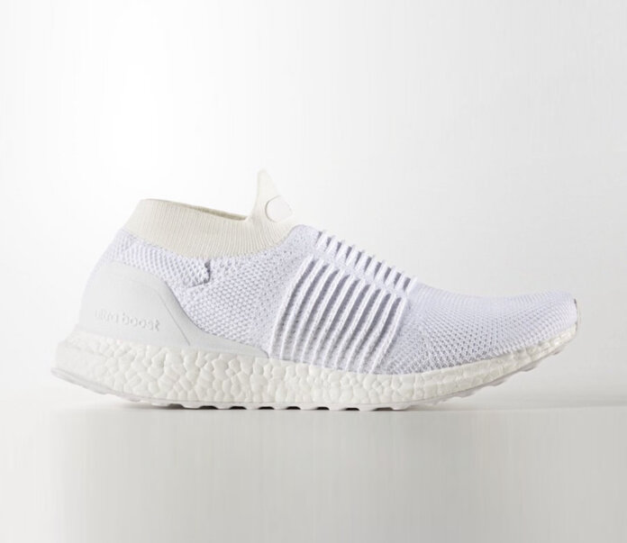 adidas Ultra Boost Laceless Mid Triple White adidas Ultra Boost Laceless Mid Triple White