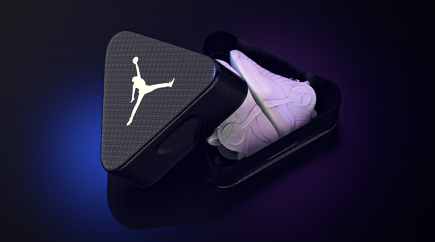 Swietny pomysl na trojkatne pudla na buty Air Jordan-14