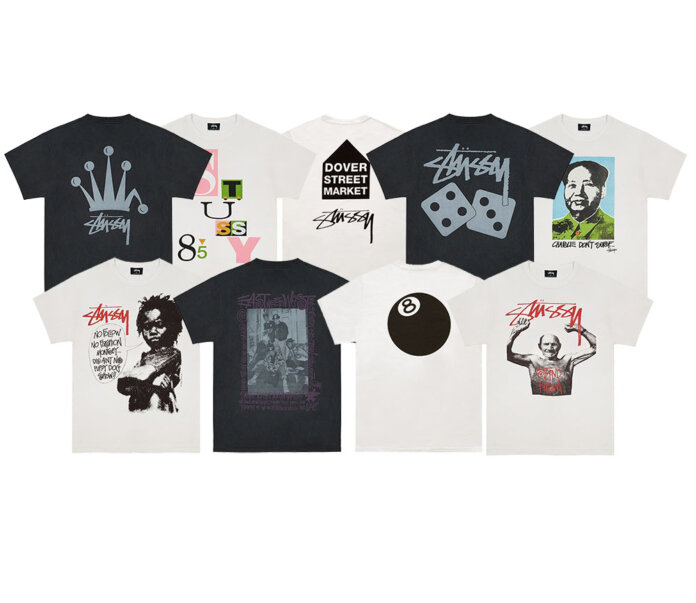 Stussy przywraca kultowe projekty koszulek wchodzi w kolaboracje z DSM Stussy przywraca kultowe projekty koszulek wchodzi w kolaboracje z DSM