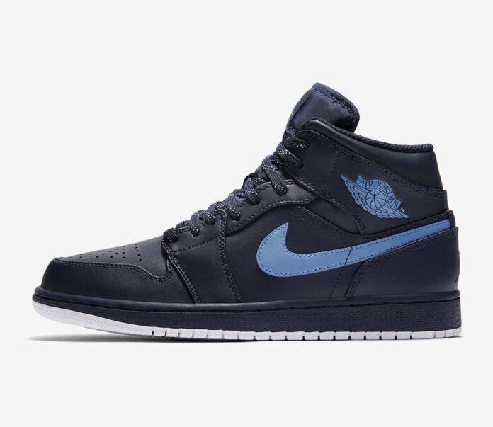 Air Jordan 1 Mid Obsidian