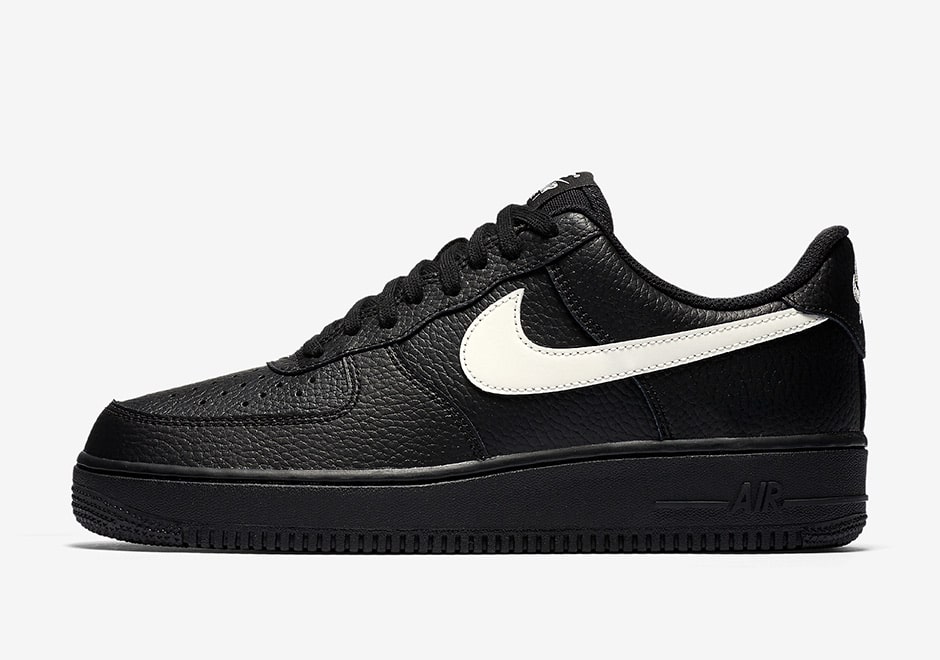 Nike Air Force 1 Low 07 LV8 Black Leather Pack-2