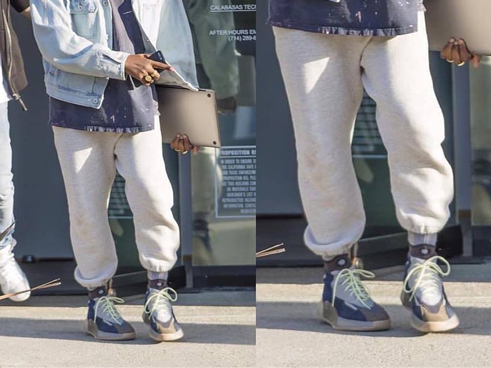 Kanye West ponownie przylapany w zupelnie nowych adidas YEEZY