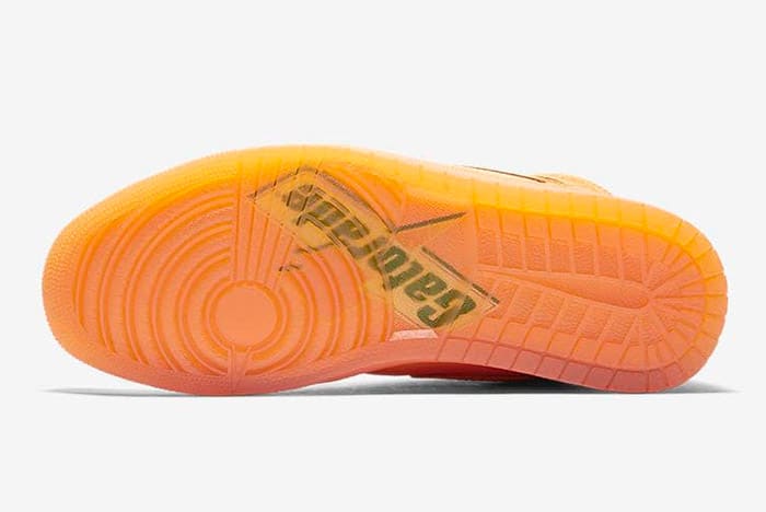 Gatorade x Air Jordan 1 Orange Peel-1